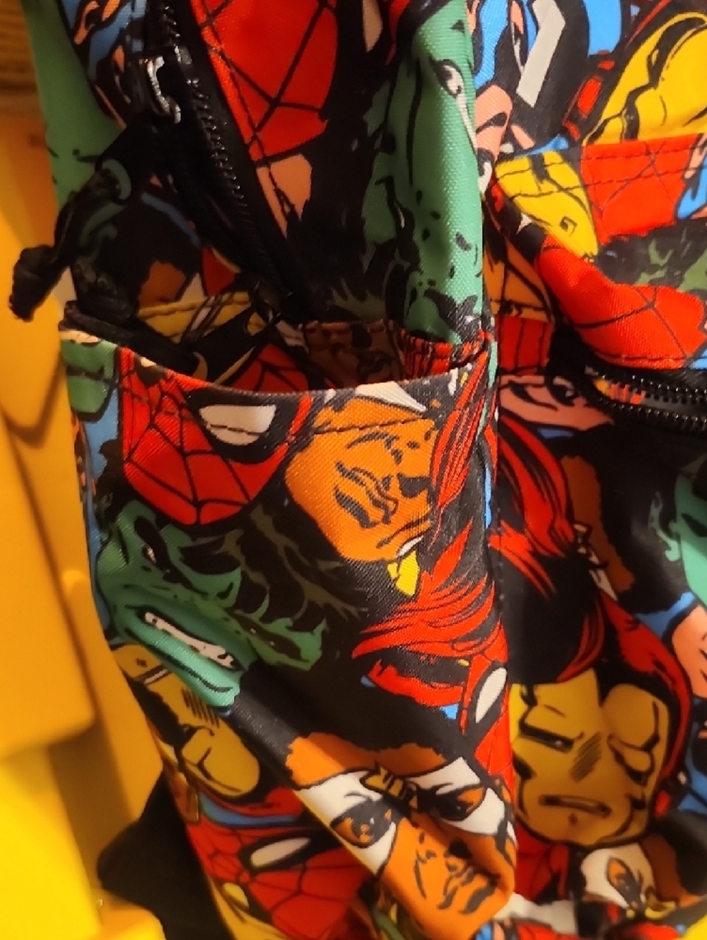 Marvel Red & Multi Superhero Character Backpack Accessory - Picture 4 of 7